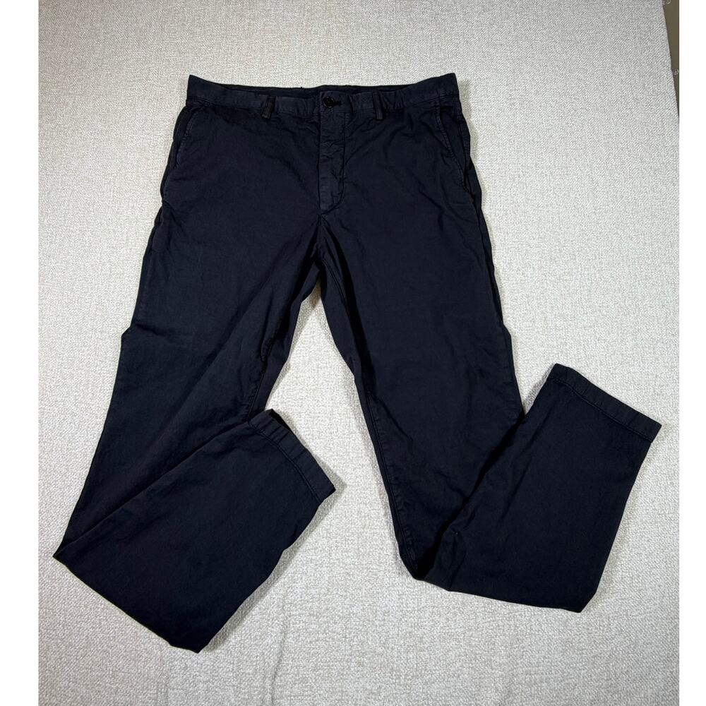 Theory Men's 34 Black Zaine 4 Pocket Tapered Leg Dress Casual Pants Business